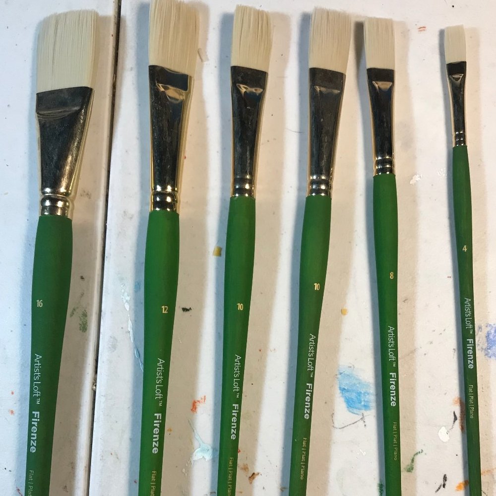 17 New Artist¨s Loft Firenze acrylic oil paint brush lot
